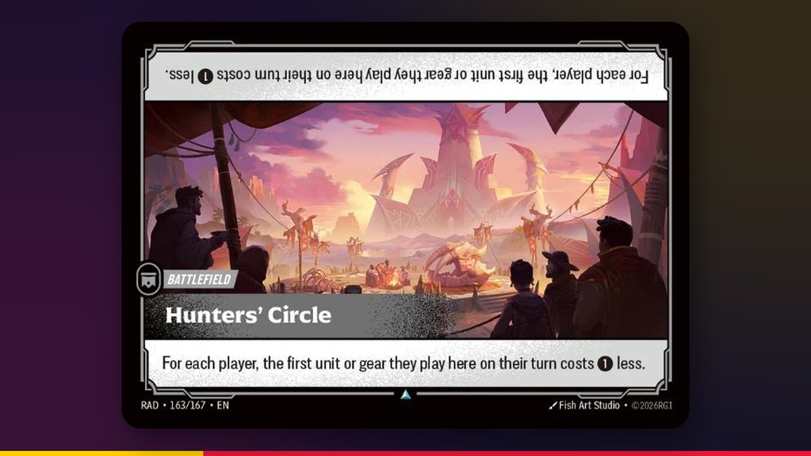 Hunters' Circle, un champ de bataille de Riftbound Radiance